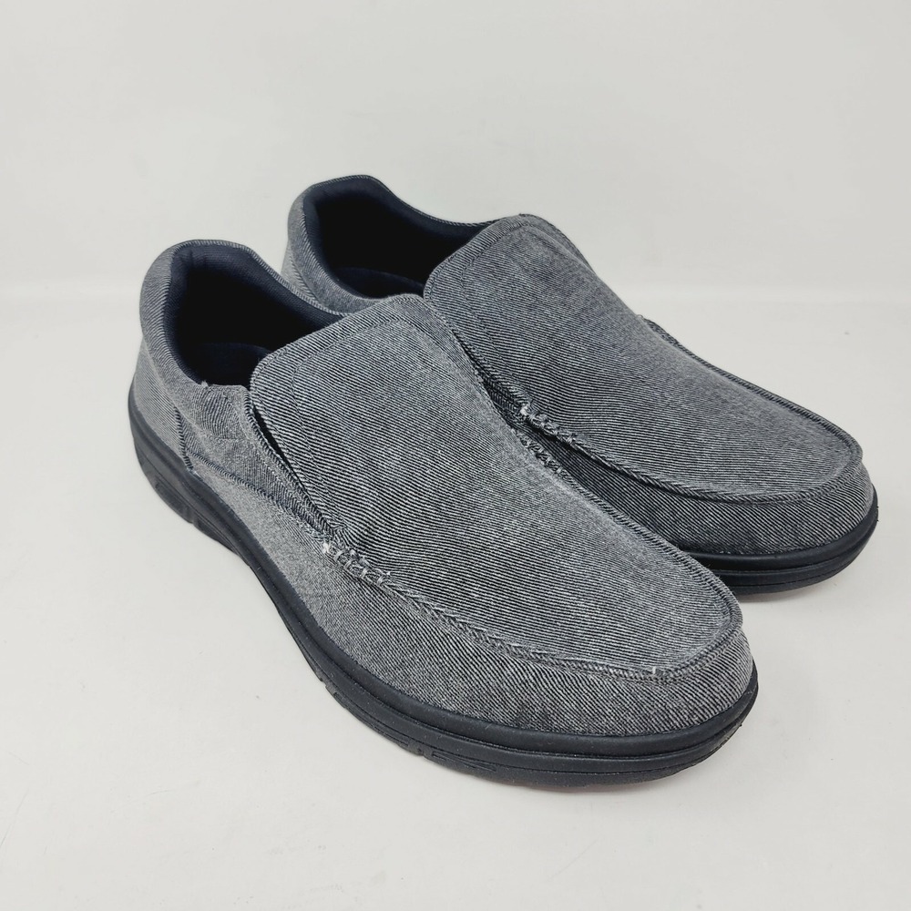 206 Collective Men's Loafers Sz 12 Gray Canvas